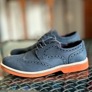 Men’s 7 tie loafers Navy